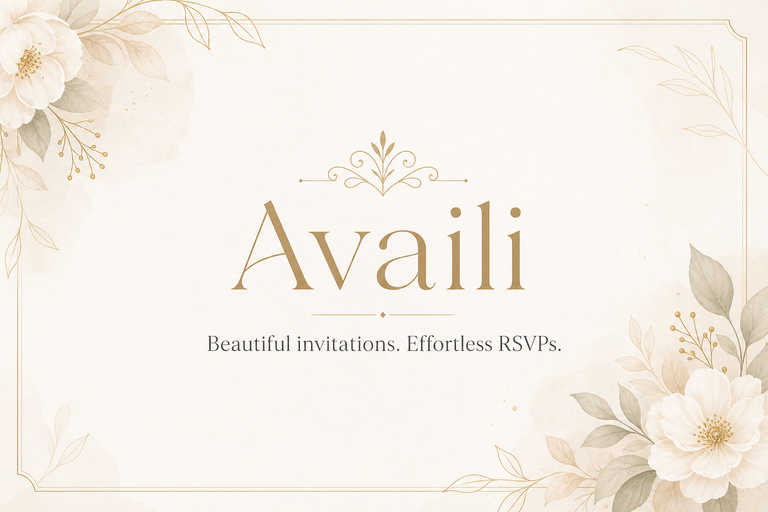 Availi — Host beautifully. Stress less.