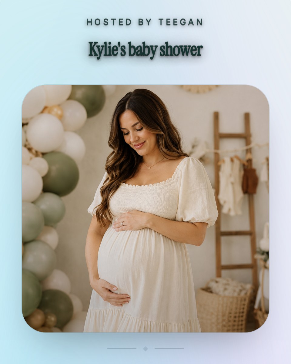 Baby shower invitation on Availi — Kylie's baby shower